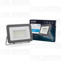 Прожектор светодиодный Qplus 30Вт 6500К IP65 3150лм 200-240В ДО графит. GAUSS 690511330