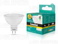 Лампа светодиодная LED7 JCDR/830/GU5.3 7Вт рефлектор матовая 3000К тепл. бел. GU5.3 490лм 170-265В Camelion 11656