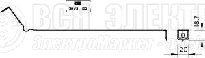 Скоба для водост. труб d8-10мм 301 S-120 FS OBO 5351073