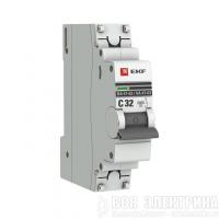 Выключатель автоматический модульный 1п C 32А 6кА ВА 47-63 PROxima EKF mcb4763-6-1-32C-pro