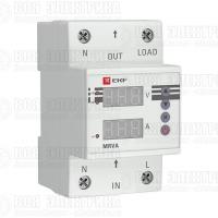 Реле напряжения и тока с дисплеем MRVA 32А PROxima EKF MRVA-32A