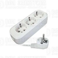 Удлинитель 3х10м с заземл. 10А IP20 E-303 ПВС 3х1 АБС-пластик UNIVersal 9631980