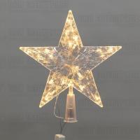 Фигура светодиодная "Звезда" 22см LED тепл. бел. 230В IP20 на елку постоян. свечение Neon-Night 501-006