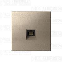 Розетка компьютерная ArtGallery RJ45 кат.6A механизм шампань SE GAL000586