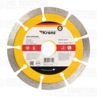 Диск алмазный отрезной сегментный 125x22.2мм Kranz KR-90-0101