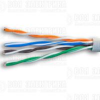 Кабель витая пара U/UTP кат.5E 4х2х24AWG solid Cu PVC In. Median 305м (м) SUPRLAN 01-0334-9