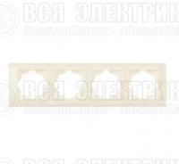 Рамка 4-м Cosmo крем. ABB 612-010300-228