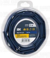 Трубка термоусадочная ТТУ нг-LS 6/3 син. (уп.2м) IEK UDR12-006-003-002-K07-T