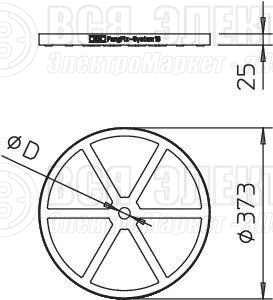 Основание для сист. FangFix F-FIX-B16 3B OBO 5403238