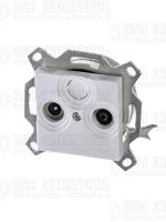 Розетка телевизионная проходная TV/R Levit 7дБ жемчуж. ABB 2CHH083607A6068