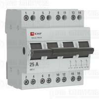 Переключатель трехпозиционный ТПС-63 4P 25А PROxima EKF TPS425