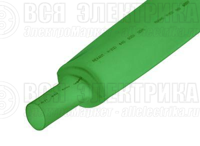 Трубка термоусадочная 35.0/17.5 1м зел. Rexant 23-5003