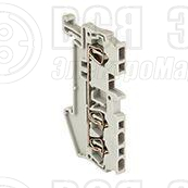 Колодка клеммная ST-1.5 17.5А 3 вывода пружинная сер. EKF plc-jxb-st-1.5-3