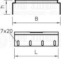 Комплект соединительный для лотка H60 RVS 60 10 DD OBO 6068771