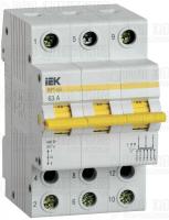 Выключатель-разъединитель трехпозиционный 3п ВРТ-63 63А KARAT IEK MPR10-3-063