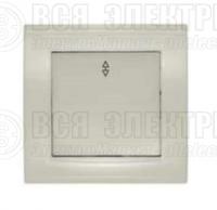 Переключатель проходной 1-кл. СП Бриллиант 10А IP20 сл. кость UNIVersal 7948592