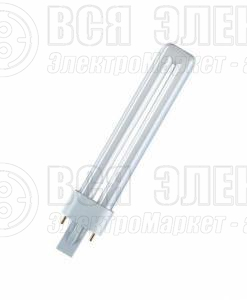 Лампа люминесцентная компакт. DULUX S 9W/830 G23 OSRAM 4050300025742