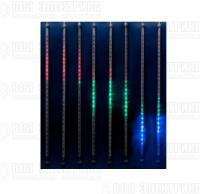 Гирлянда светодиодная "Падающие звезды" ULD-E2405-240/DTK MULTI METEOR 8 подвесов 240 LED 2.4х0.5м мульти IP44 Uniel 11122