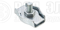 Соединитель (зажим) для троса одинарный (Simplex) 4мм (уп.5шт) DKC CM622004
