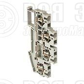 Колодка клеммная ST-2.5 26А двойн. пружинная сер. EKF plc-jxb-st-2.5-4-2
