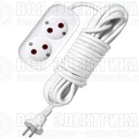 Удлинитель 2х2м без заземл. 6А IP20 У6-011М ПВС 2х0.75 UNIVersal 011М-02