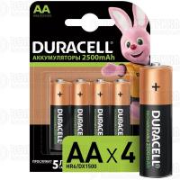 Аккумулятор AA/HR6-4BL 2400мА.ч предзаряжен. (блист.4шт) Duracell Б0014863