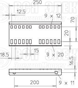 Соединитель продольный H110 LVG 110 FS OBO 6216545