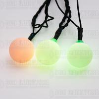 Гирлянда светодиодная "Шарики" 5м d25мм 25LED RGB 6Вт 220-240В IP20 провод ПВХ темн. зел. Neon-Night 303-559