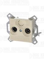 Розетка телевизионная оконечная TV/R Levit сл. кость ABB 2CHH083503A6017