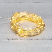 Гирлянда светодиодная "Роса" 20м 200LED тепл. бел. 3.6Вт IP44 с трансф. Neon-Night 303-206