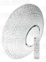 Светильник светодиодный PREMIUM CRYSTAL 55Вт 230В 3000-6500К 4400лм IP40 400х100мм настенно-потолочный управляемый с пультом ДУ КОСМОС KSCrys55W
