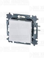 Выключатель кнопочный 1-кл. СП Levit IP20 бел./ледяной ABB 2CHH599145A6001