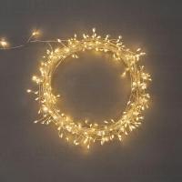 Гирлянда светодиодная "Роса "Фейерверк" 10м 250LED тепл. бел. 7.2Вт IP20 с контроллером на катушке Neon-Night 303-436