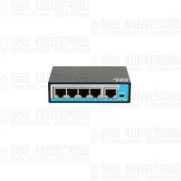 Коммутатор неуправляемый 4 PoE (802.3af) порта 10/100Мбит/с до 250 метров cat6 1Upl 60W GIGALINK GL-SW-F005-04P