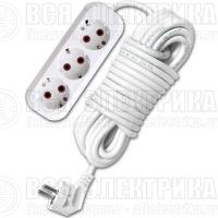 Удлинитель 3х5м с заземл. 10А IP20 У10-554 ПВС 3х0.75 UNIVersal 554-05