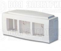 Коробка установочная под BRAVA 6мод. (для кабель-канала 70х22/90х25/TMC) DKC 09221