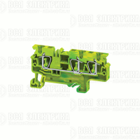 Клемма заземляющая пружинная OptiClip CXG-2.5-TRIPLET-PE-I-(0.2-2.5)-PEN КЭАЗ 331828