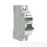 Выключатель автоматический модульный 1п B 10А 6кА ВА 47-63 PROxima EKF mcb4763-6-1-10B-pro