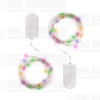 Гирлянда DC-G05-20MS2 20LED RGB 2xCR2032и(в компл.) (уп.2шт) ФАZА 5047990