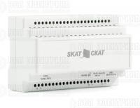 Источник вторичного электропитания резервированный SKAT-24-2.0-DIN 24В 2А пластик. корпус под DIN рейку 35мм без АКБ под 2 АКБ по 7А.ч Бастион 585