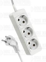 Удлинитель 3х5м с заземл. 10А IP20 ПВС 3х0.75 КОСМОС YKsm5m-3g-Z(10A)P