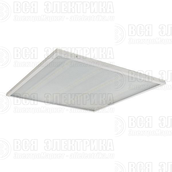 Светильник светодиодный ДВО-4101-Z 36Вт 4000К 595х595 призма панель EKF LPL-4101-Z-36-4000