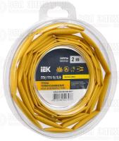 Трубка термоусадочная ТТУ нг-LS 5/2.5 желт. (уп.2м) IEK UDR12-005-D25-002-K05-T