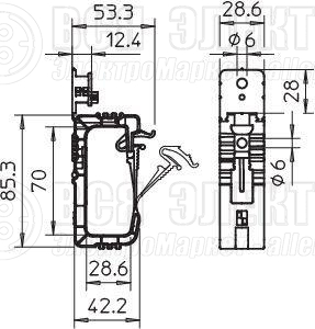 Крепление групповое Grip 20х NYM 3х1.5 2031 20 SP OBO 2205408