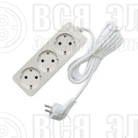 Удлинитель 3х10м с заземл. 16А IP20 3.5кВт ПВС Союз 481S-6310
