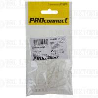 Дюбель-хомут 5-10 для круглого кабеля бел. (уп.10шт) PROCONNECT 07-4501-2-9