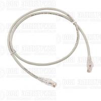Патч-корд кат.6 UTP экранир. LSZH сер. 1.0м TERACOM PRO EKF TRP-6UTP-LSH-1M-GY