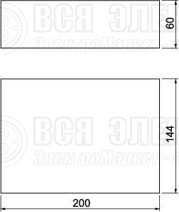Пеноблок огнестойкий 200х144х60 FBA-B200-14 OBO 7202505