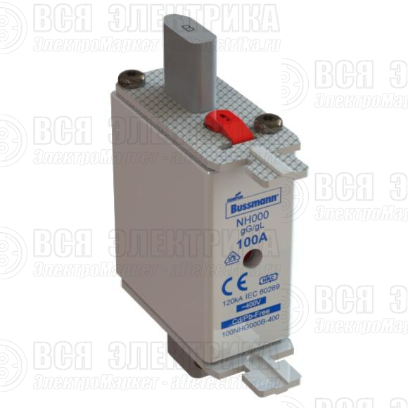 Предохранитель NH 6А 400В GG 000 EATON 6NHG000B-400