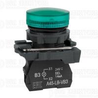 Лампа сигнальная OptiSignal D22 C5-L-B3 зел. пластик 24VAC/DC XB5AVB3 КЭАЗ 332189